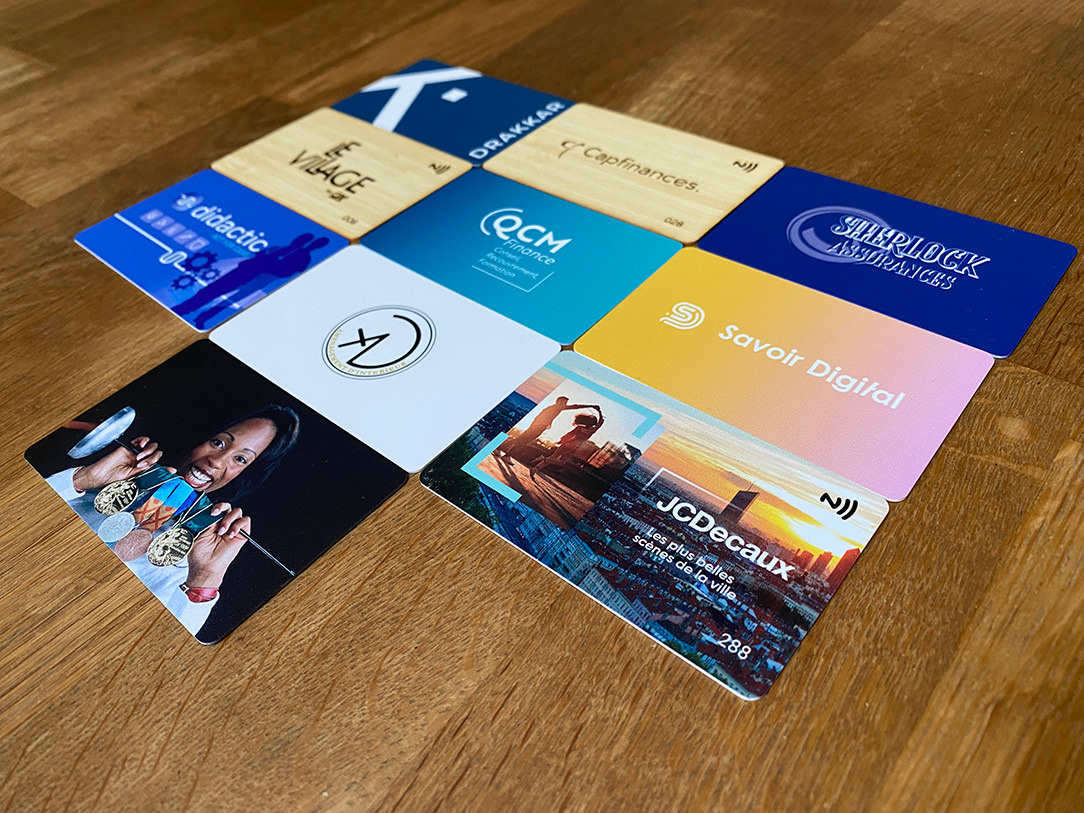 Votre carte de visite connectée associée à votre offre Essentielle Infinicy